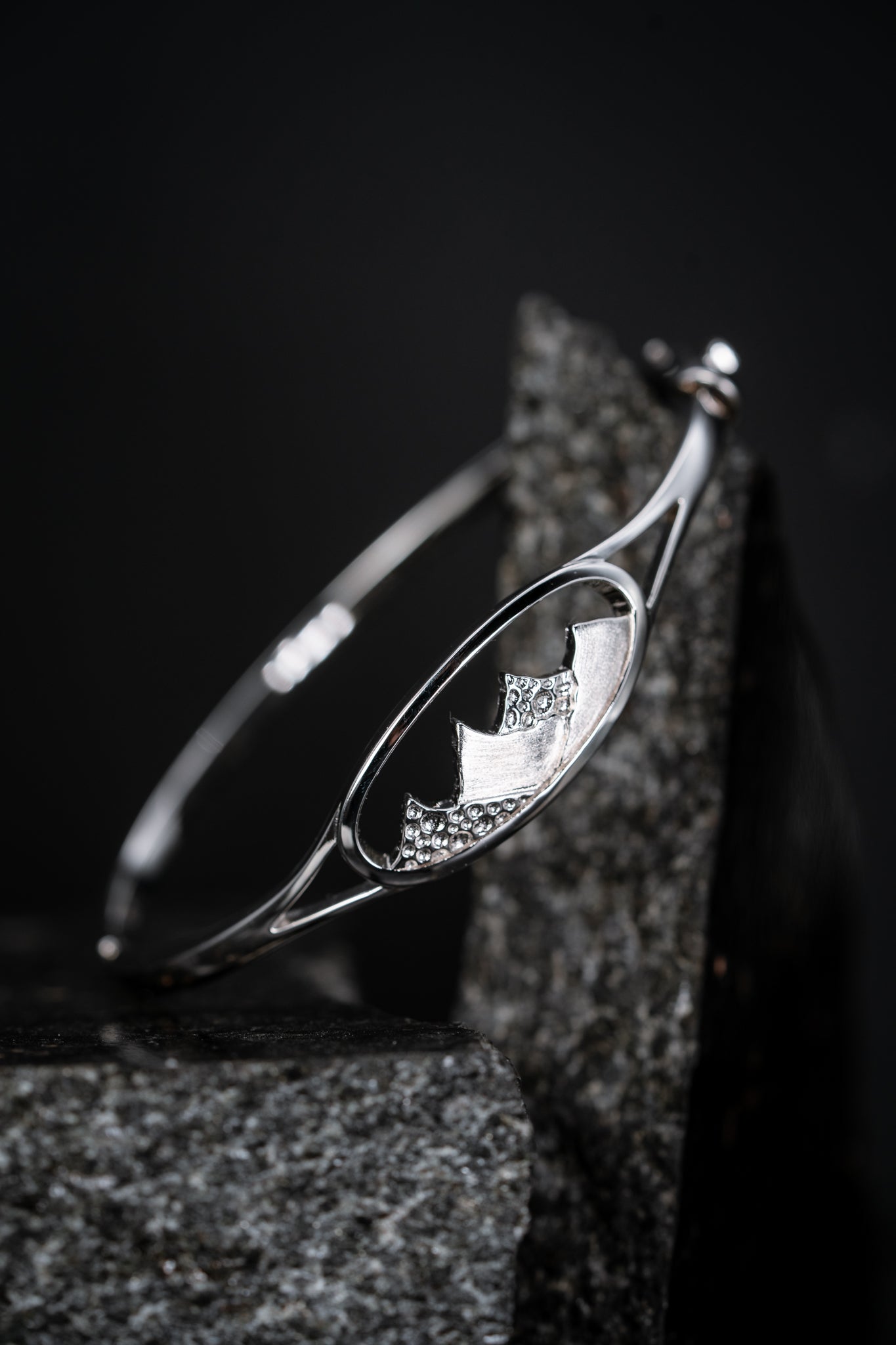 Sterling Silver Mountain Bracelet