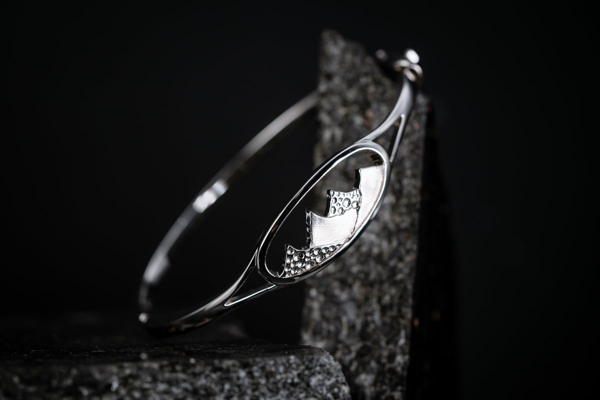 Sterling Silver Mountain Bracelet