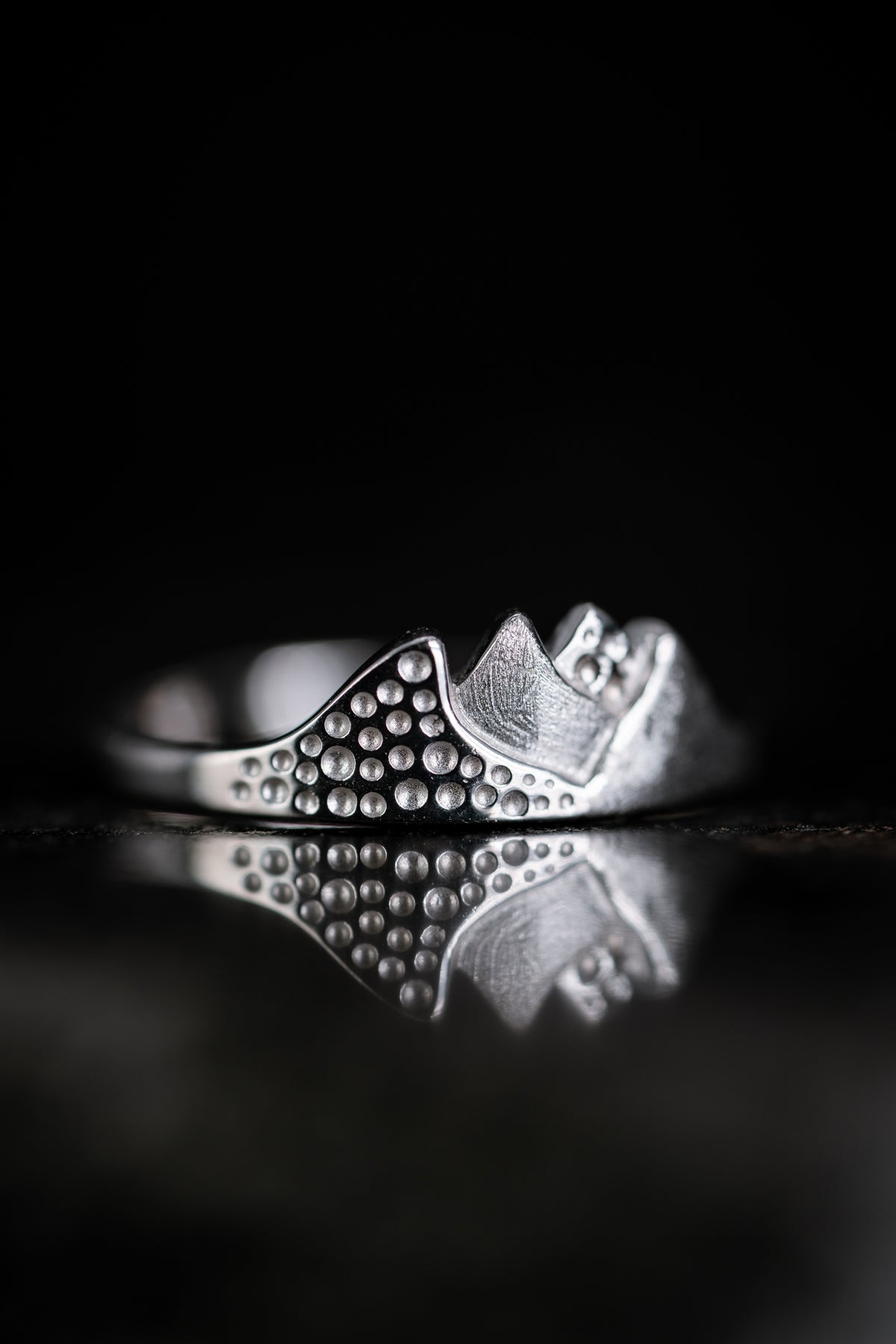 Sterling Silver Mountain Ring