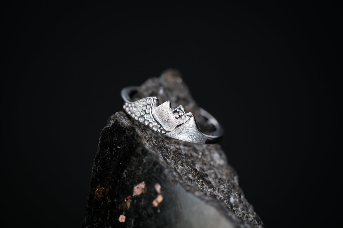 Sterling Silver Mountain Ring