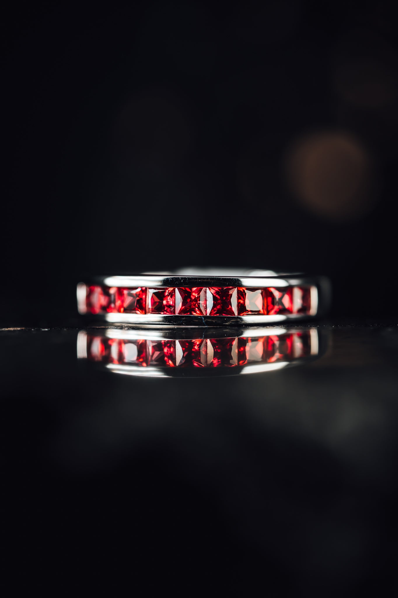 14k White Gold Ruby Ring