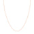 14k Rose Gold 22" 0.9mm Adjustable Wheat Chain