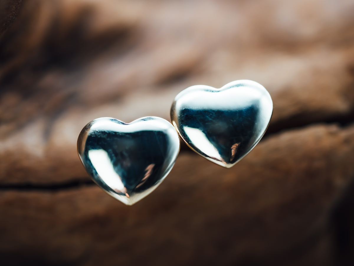 14k Yellow Gold Star Stud Earrings