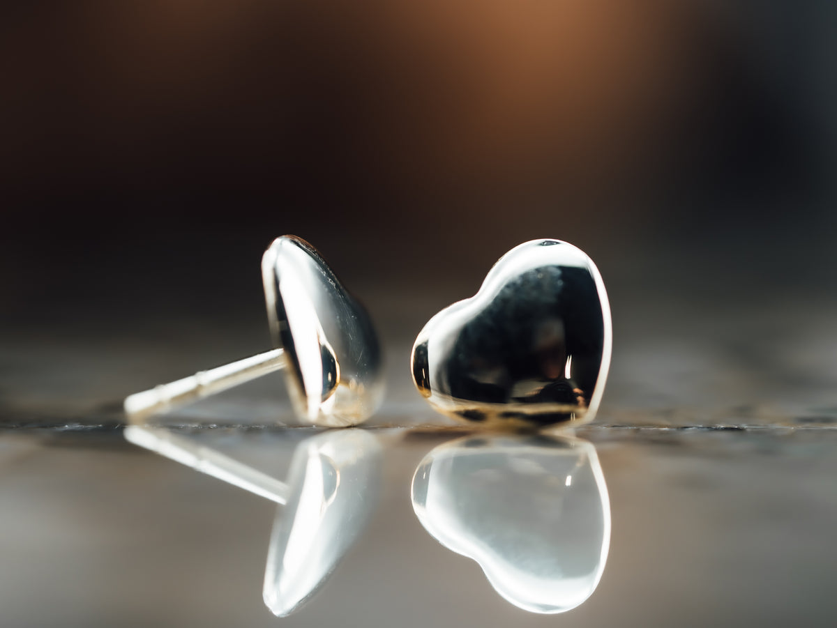 14k Yellow Gold Star Stud Earrings