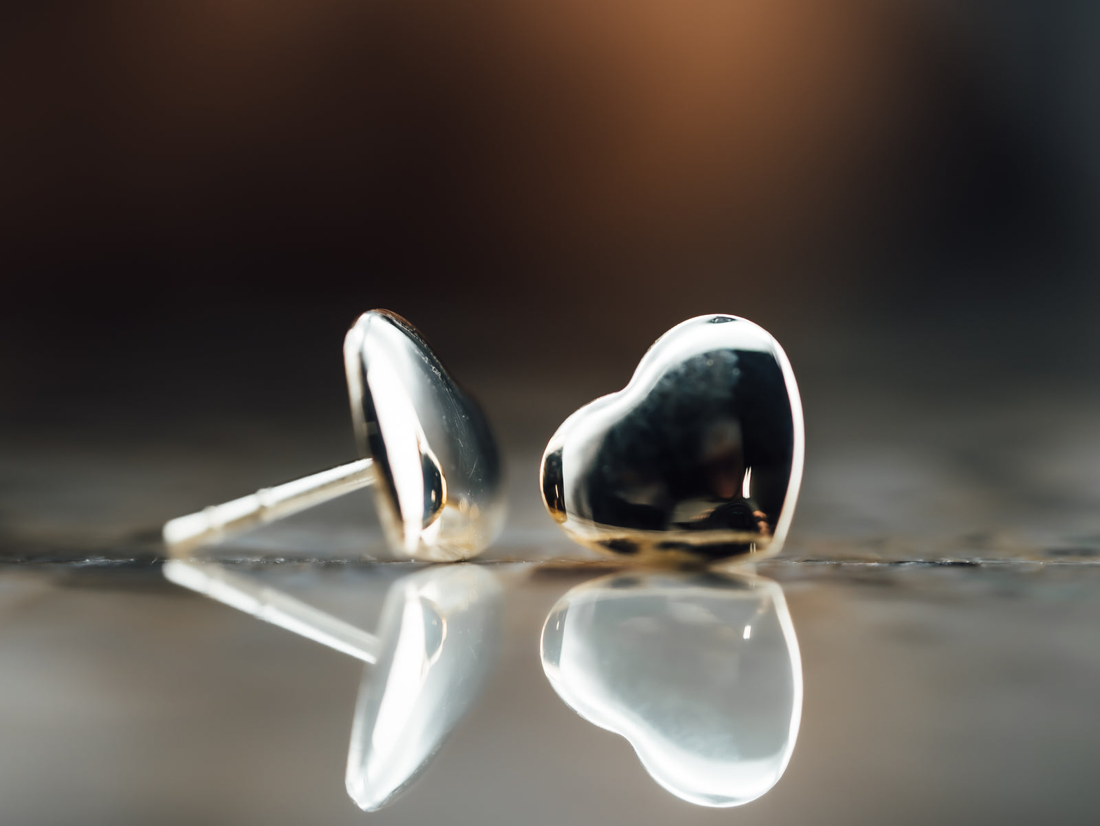 14k Yellow Gold Star Stud Earrings