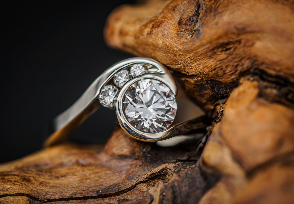 18k White Gold Mounting