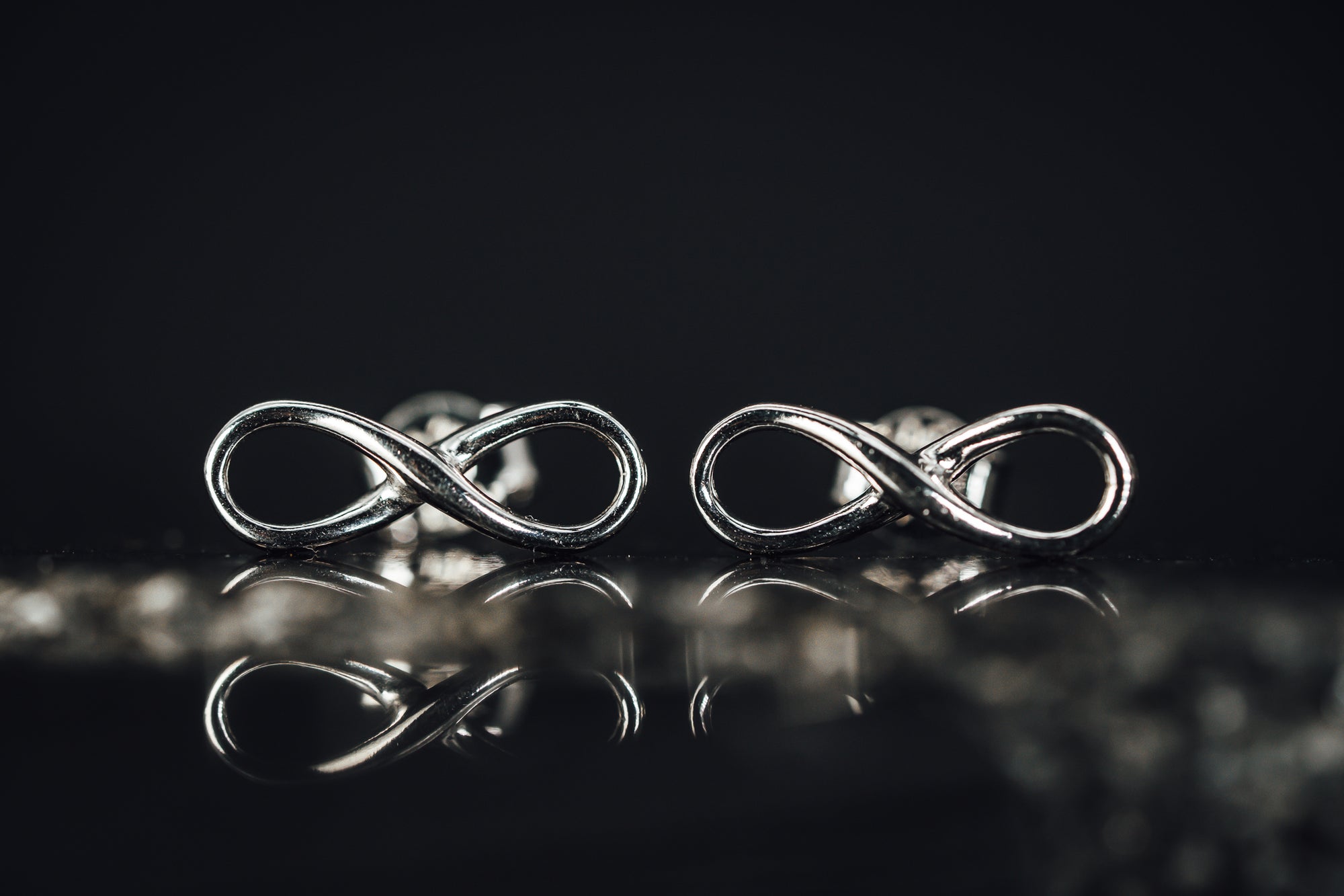 Sterling Silver Infinity Earrings