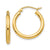 14k Yellow Gold Hoop Earrings