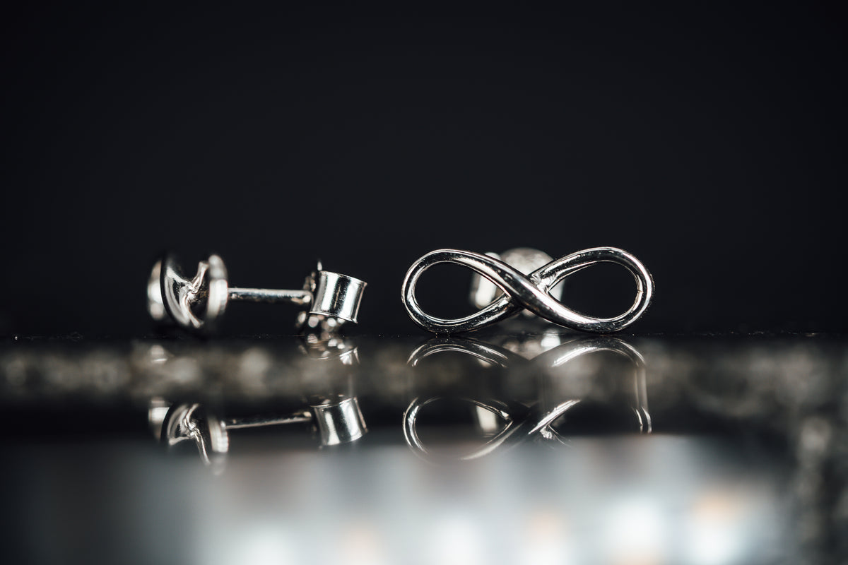 Sterling Silver Infinity Earrings