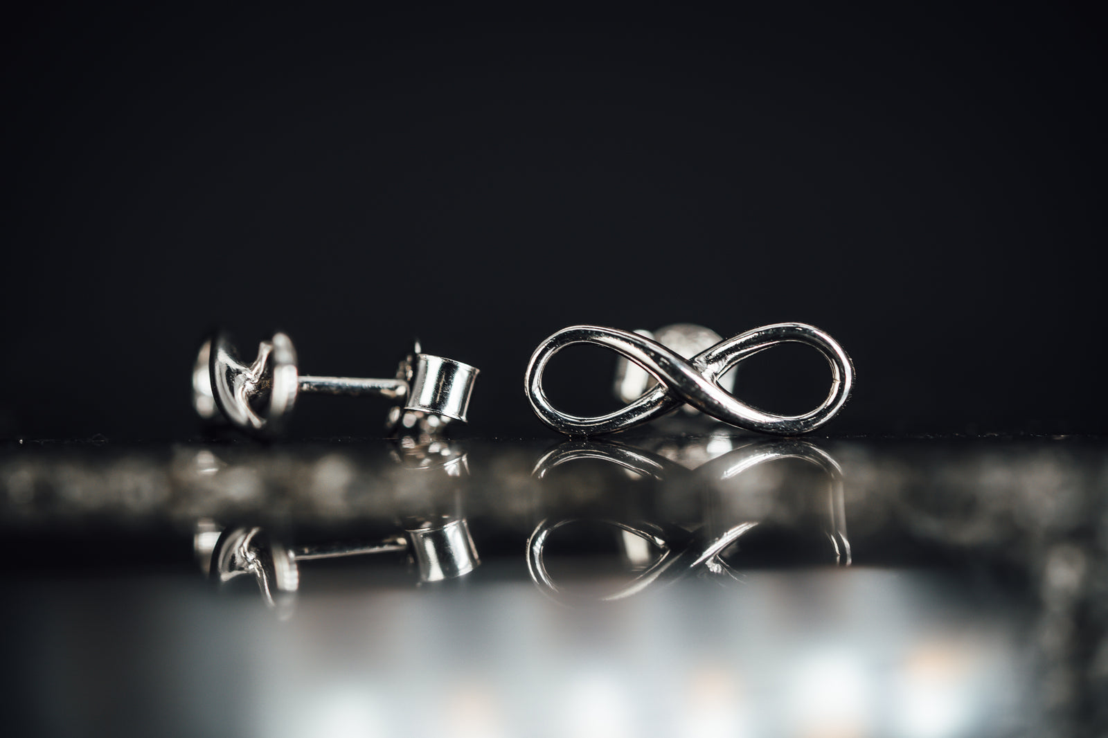 Sterling Silver Infinity Earrings