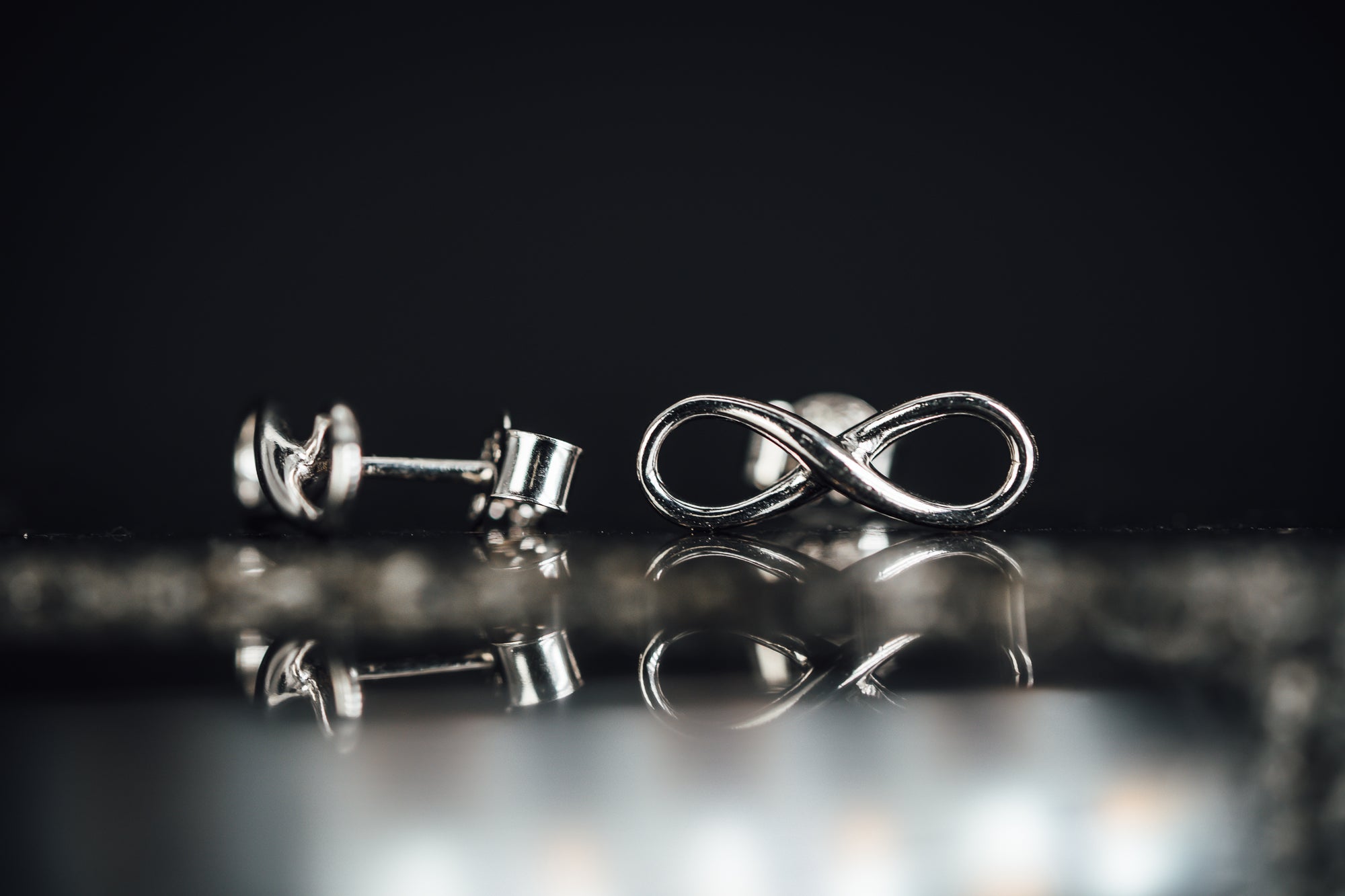 Sterling Silver Infinity Earrings