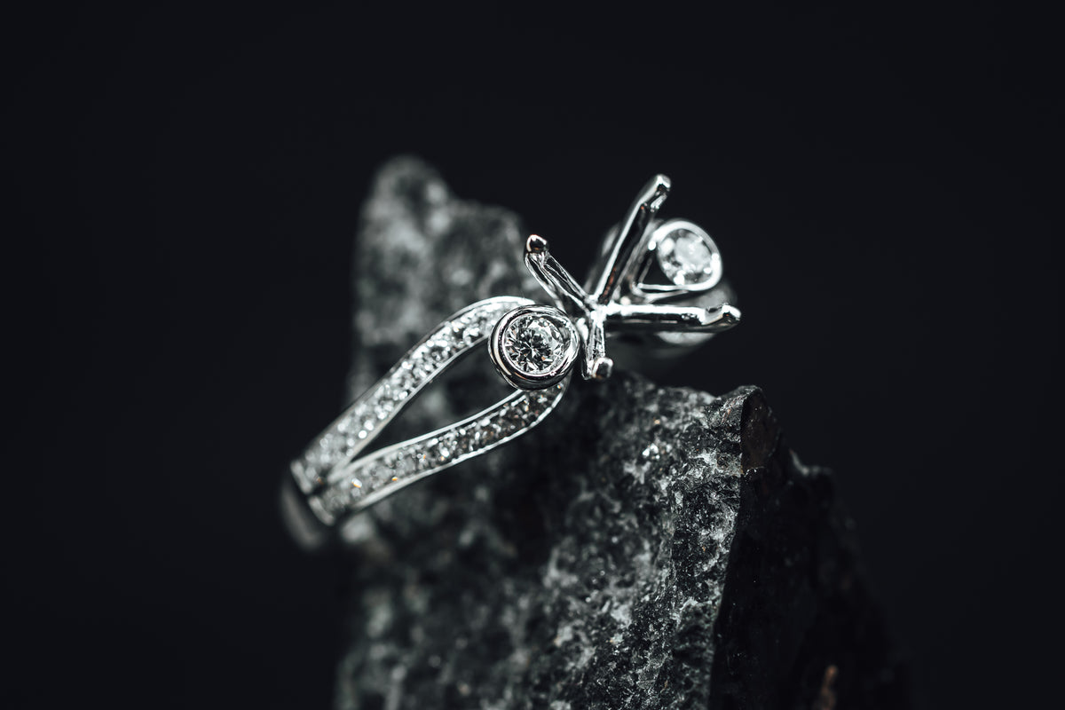 14k White Gold Mounting