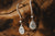 14k Rose Gold Diamond Drop Earrings