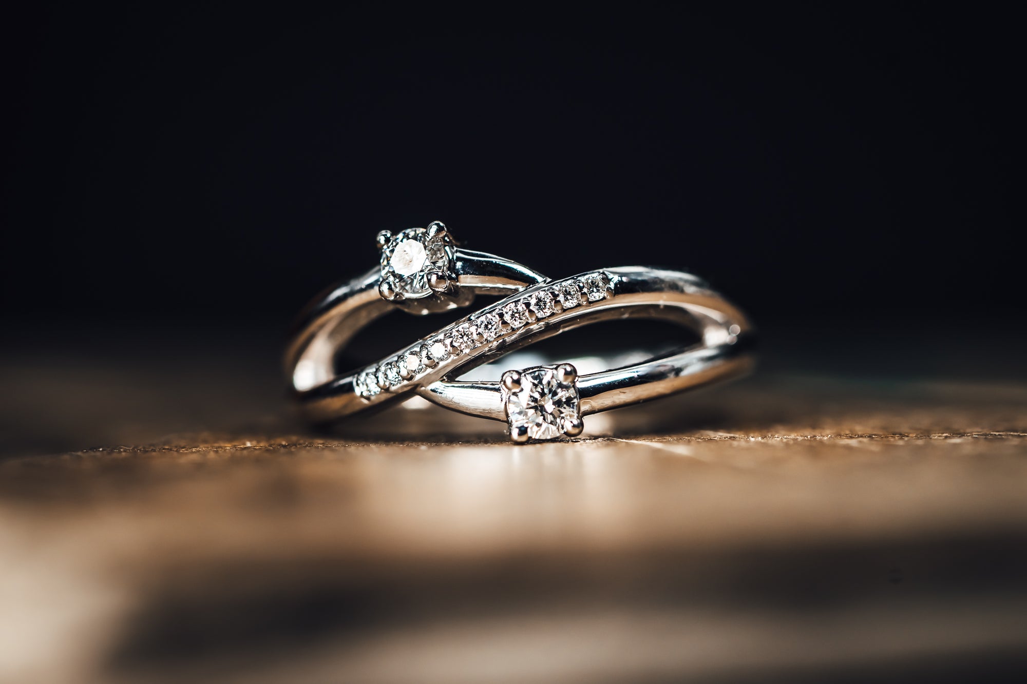 14k White Gold Diamond Ring
