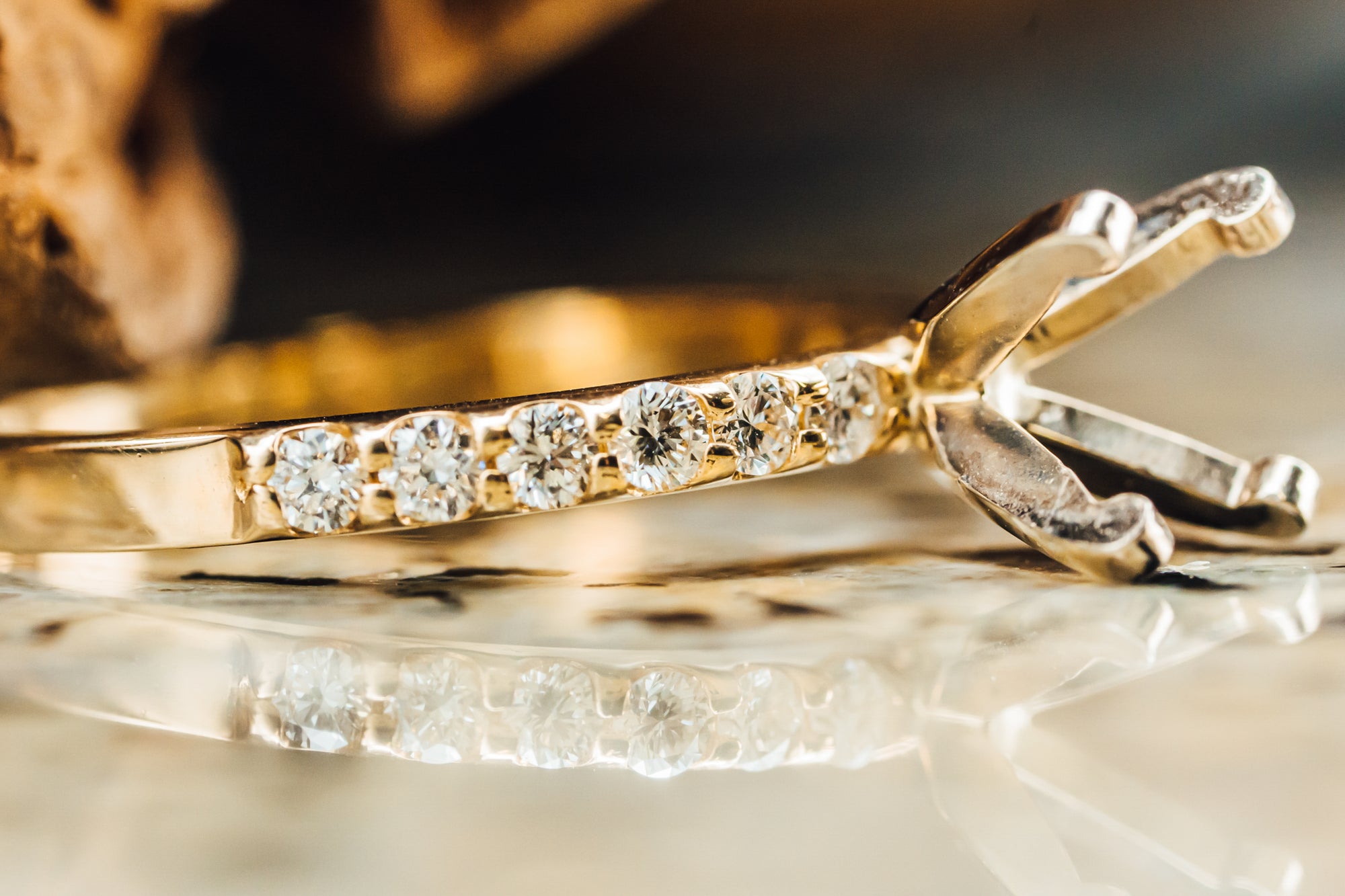 14k Yellow Gold Mounting