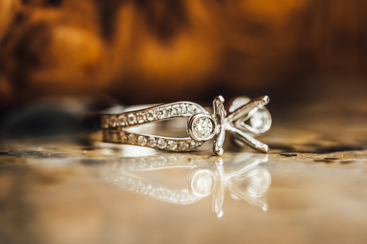 14k White Gold Mounting