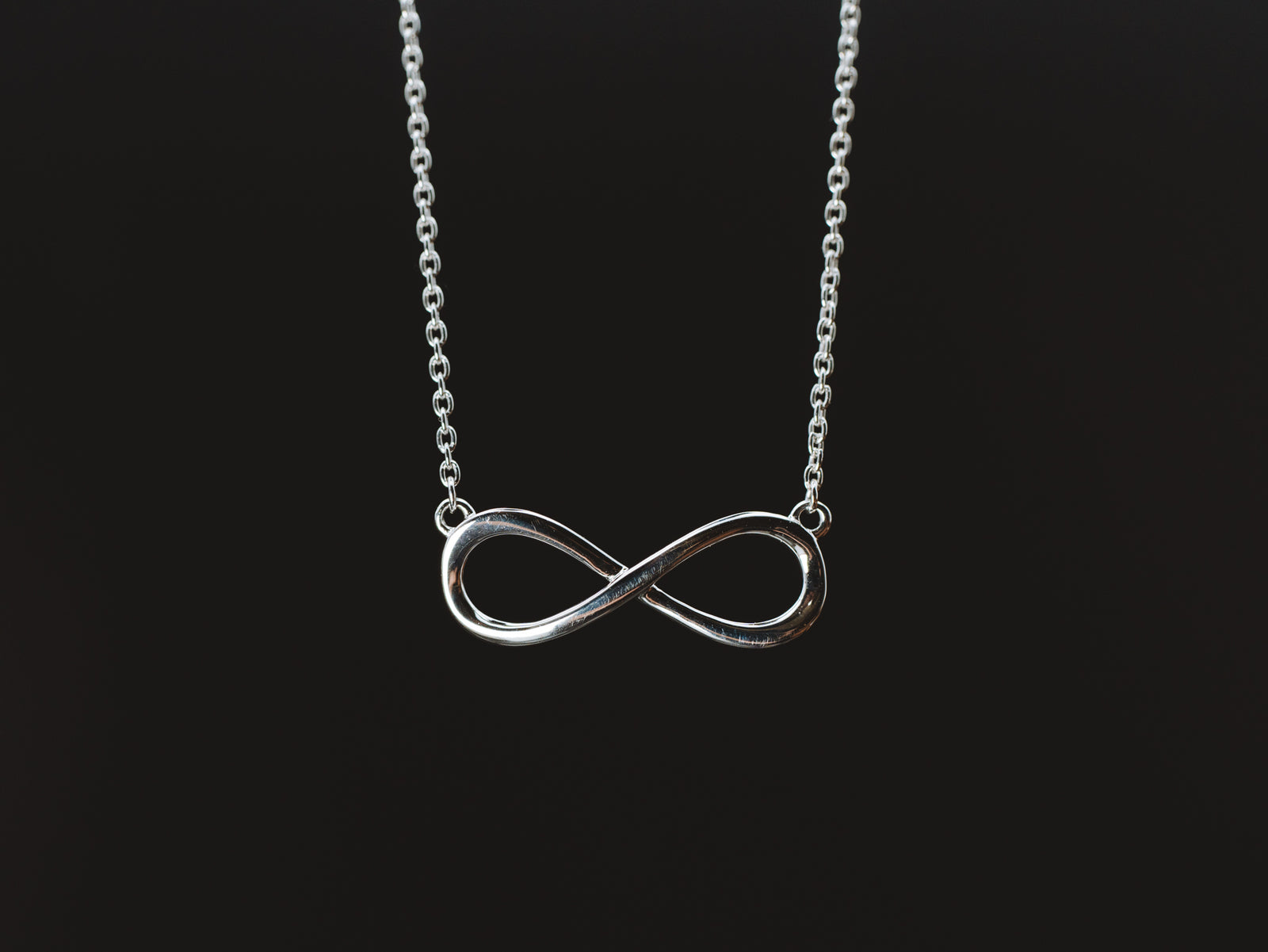 Sterling Silver Infinity Necklace