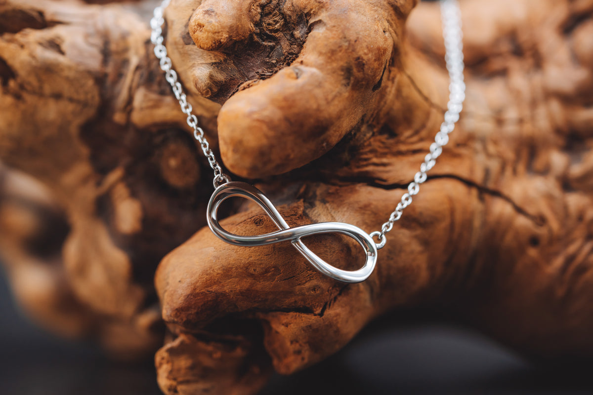 Sterling Silver Infinity Necklace