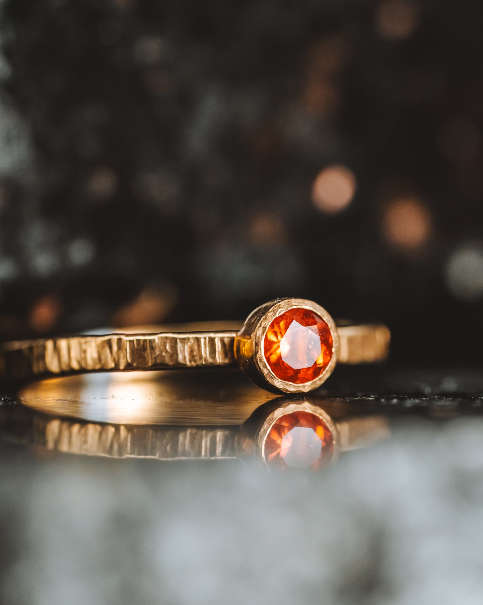 10k Yellow Gold Oregon Sunstone Ring