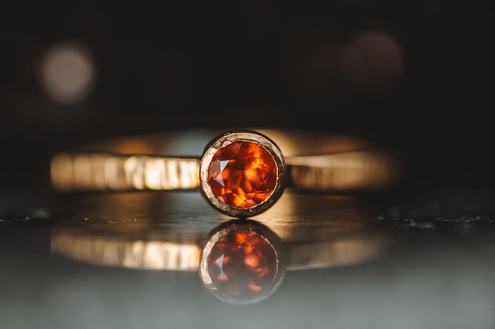 10k Yellow Gold Oregon Sunstone Ring