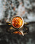 10k Yellow Gold Bezel Set Solitaire Oregon Sunstone Ring