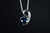 Sterling Silver Lab Grown Sapphire Pendant