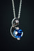 Sterling Silver Lab Grown Sapphire Pendant