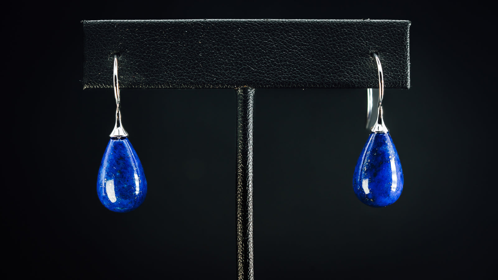 Sterling Silver and Lapis Earrings