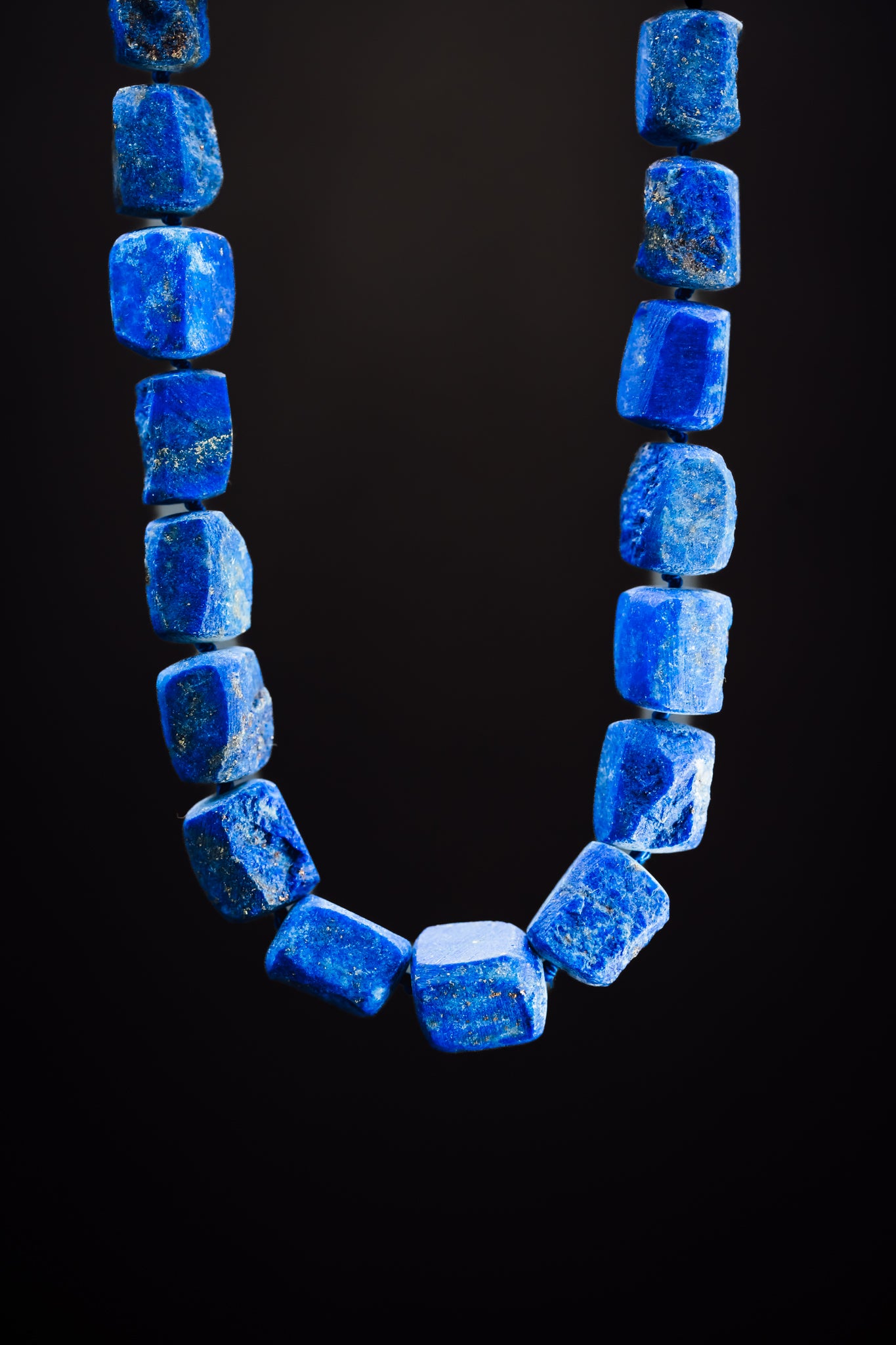 Lapis Bead Necklace