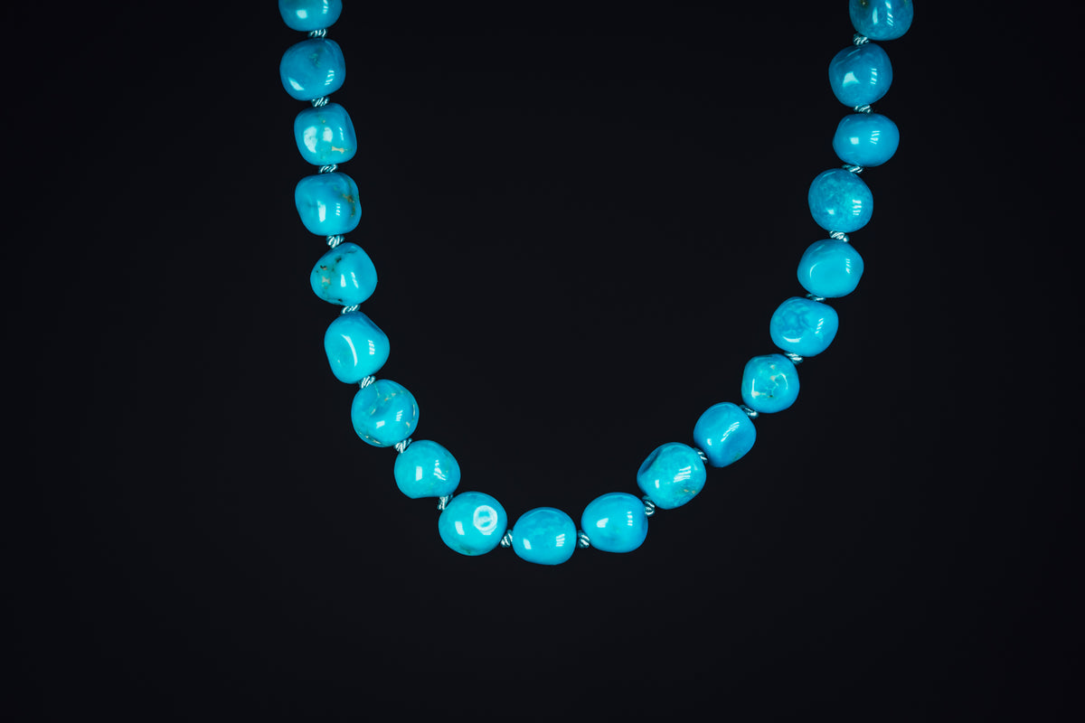 Sterling Silver and Turquoise Necklace