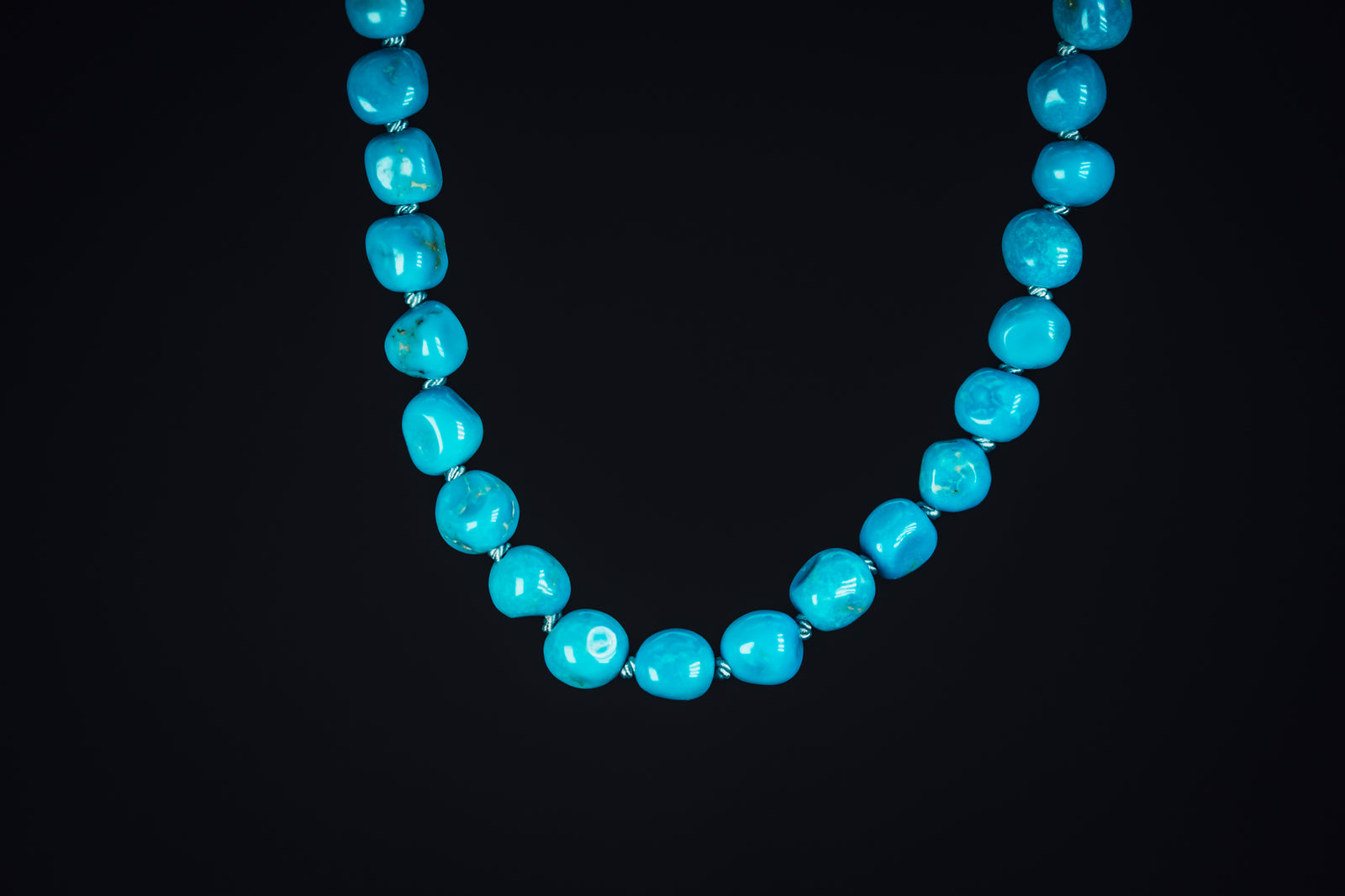 Sterling Silver and Turquoise Necklace