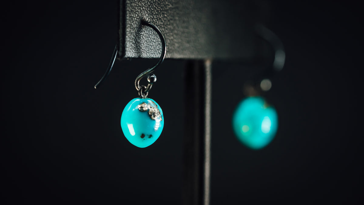 Sterling Silver Turquoise Earrings