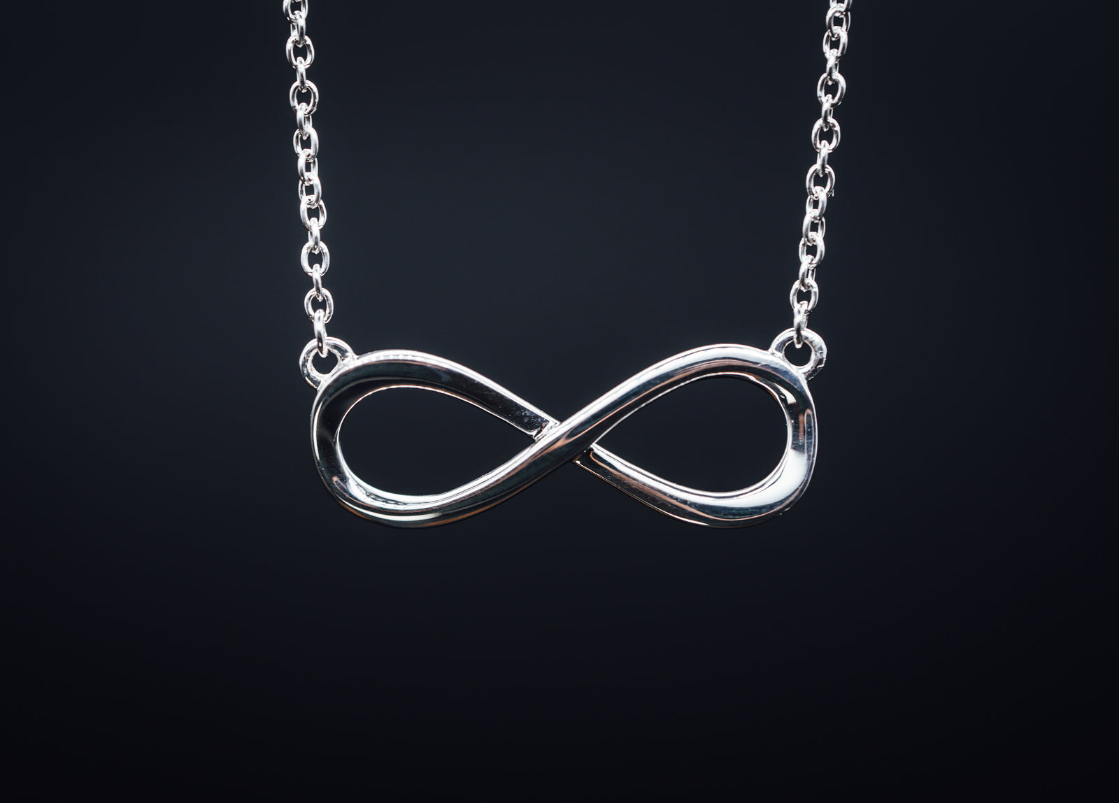 Sterling Silver Infinity Necklace