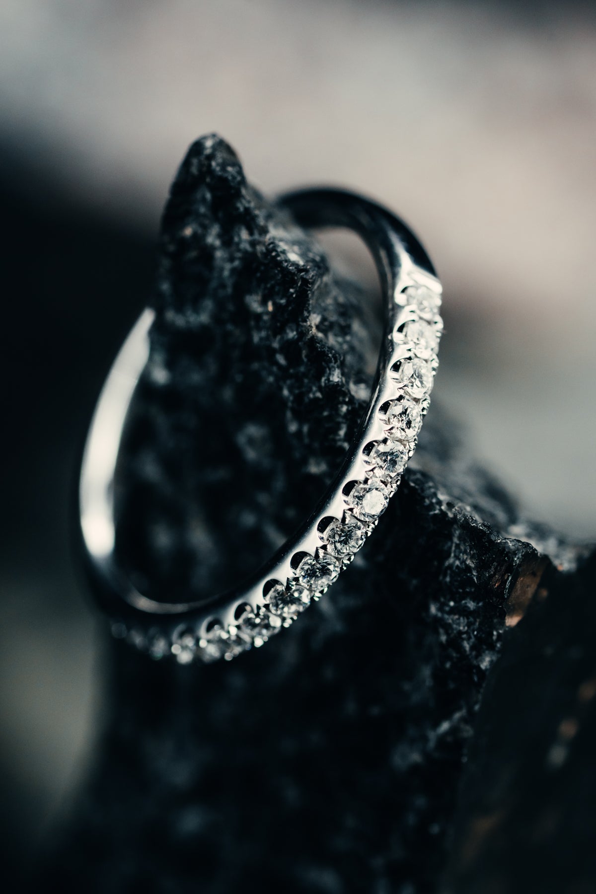 14k White Gold Diamond Anniversary Band