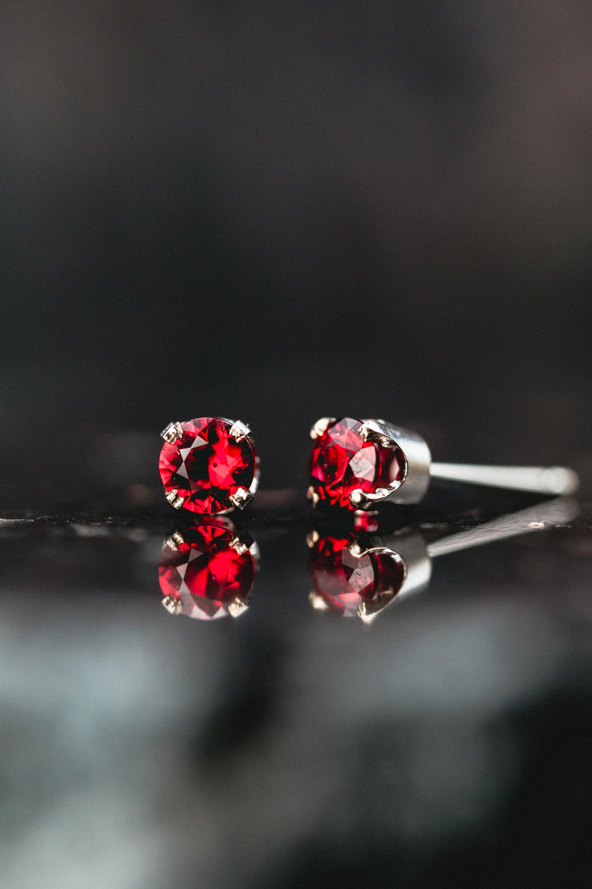 14k Yellow Gold Pink Tourmaline Studs