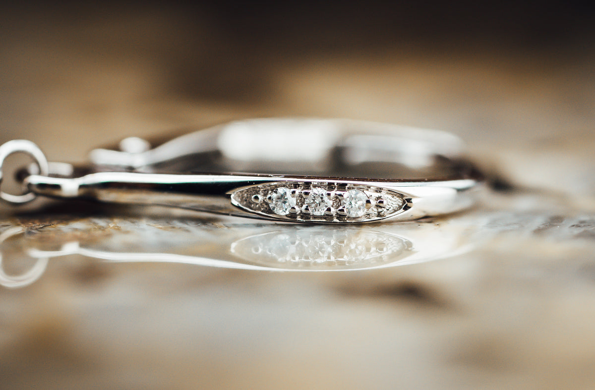 14k White Gold Peridot and Diamond Earrings