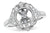 14k White Gold and Diamond Ring Mounting