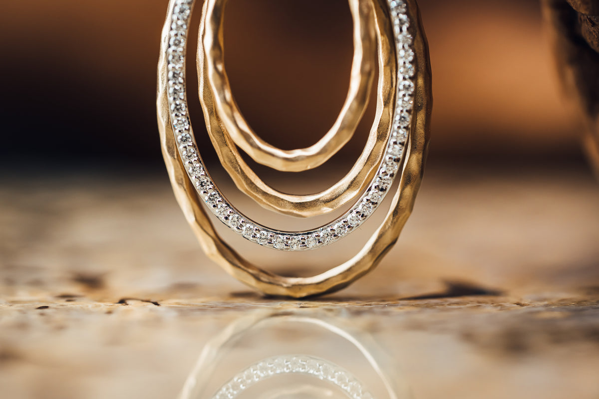 14k Two-Tone Diamond Fashion Pendant