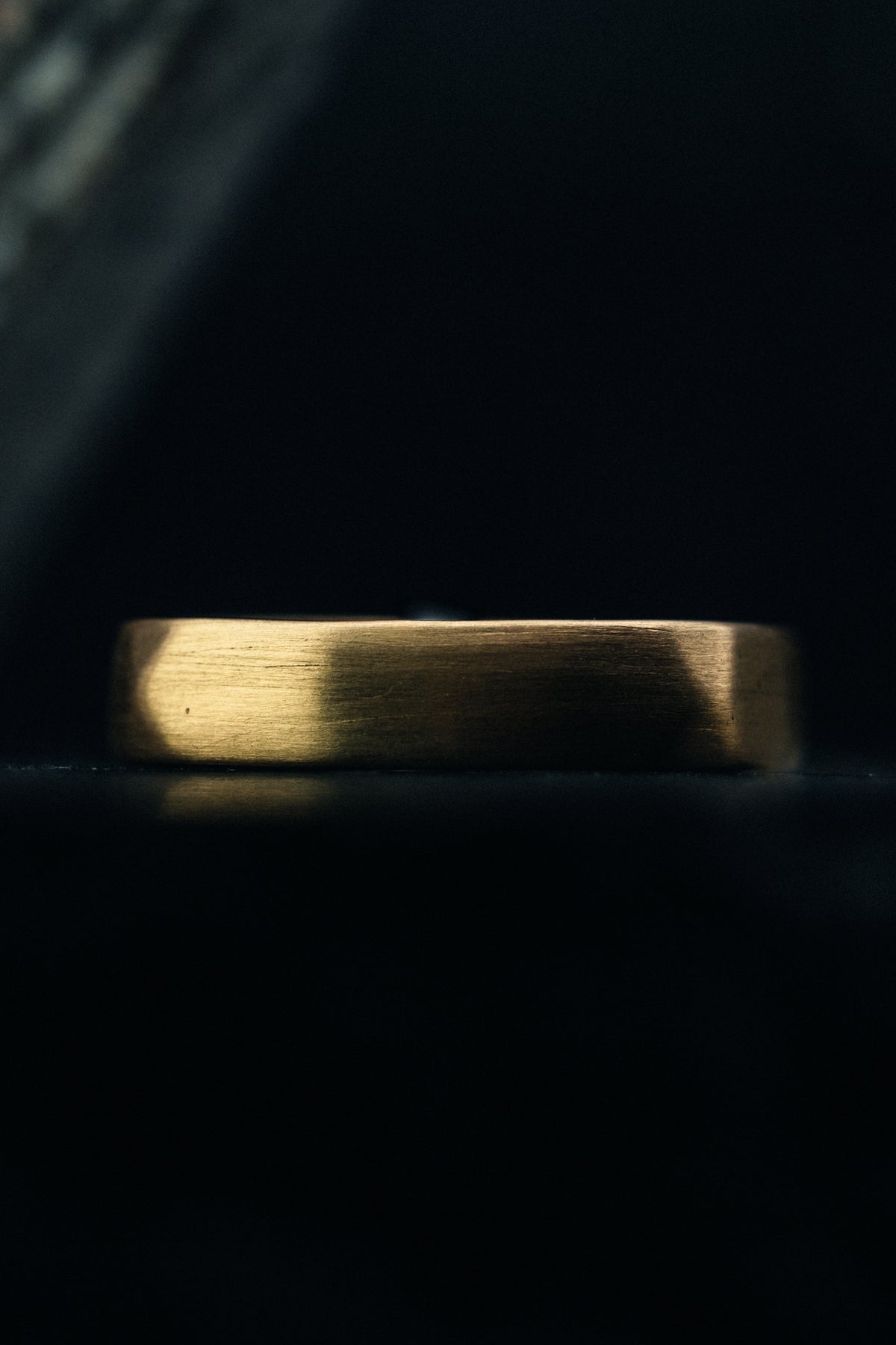 14k Yellow Gold Square Wedding Band