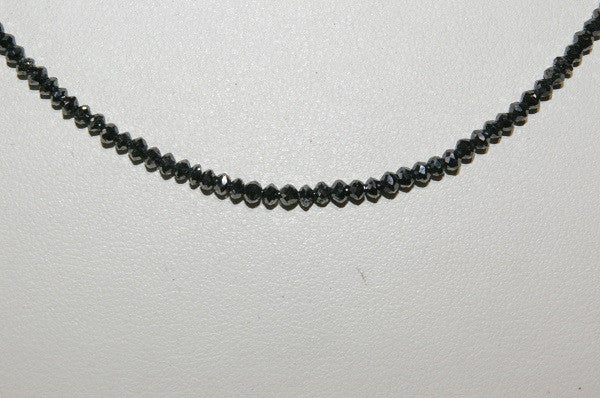 Black Diamond Necklace 20"