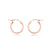 14k Rose Gold Hoop Earrings