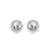 14k White Gold 8mm Ball Studs