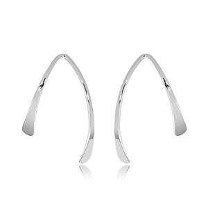 Sterling Silver Wishbone Earrrings