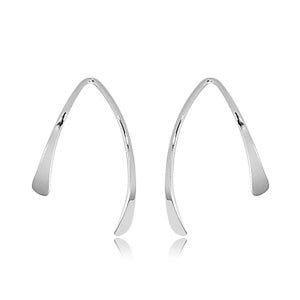 Sterling Silver Wishbone Earrrings