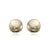 14k Yellow Gold 8mm Button Studs