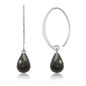 Sterling Silver and Smokey Quartz Earrings