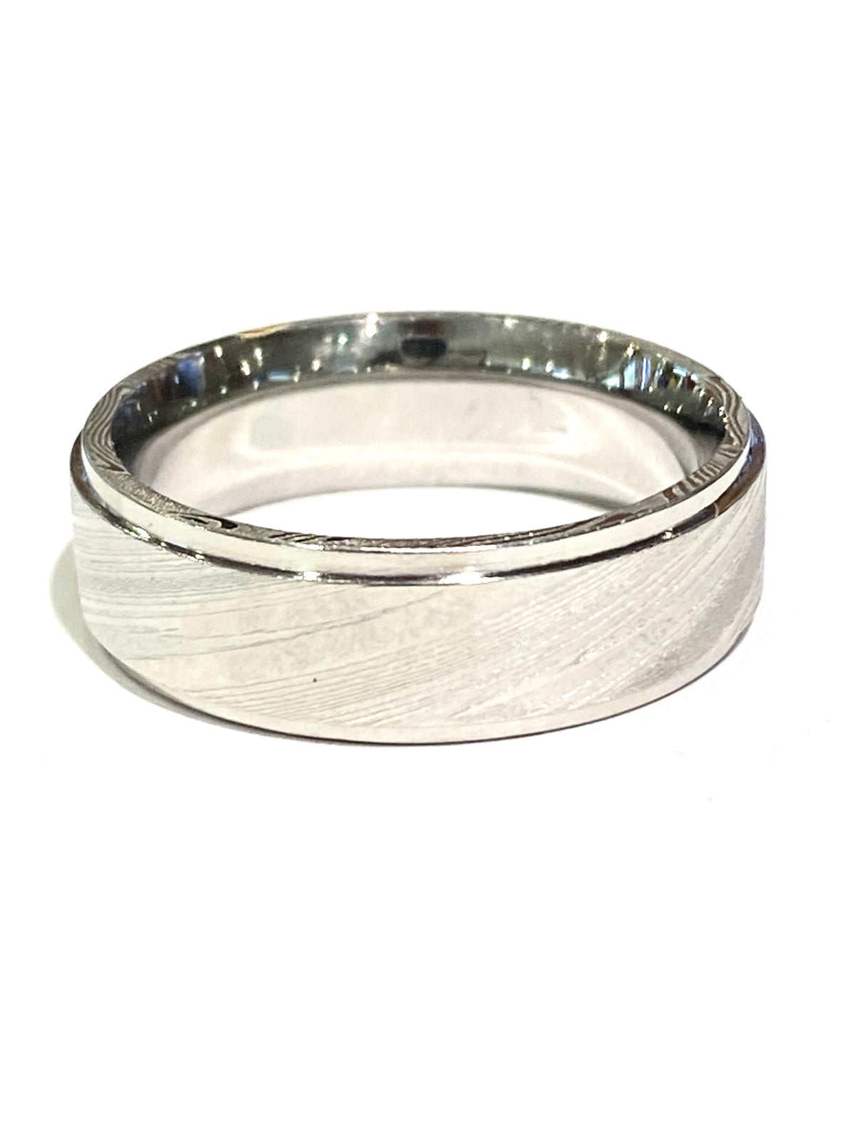 Damascus Stainless Steel Ring
