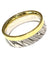 18k Yellow Gold and Damascus Steel Ring