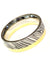 18k Yellow Gold and Damascus Steel Ring
