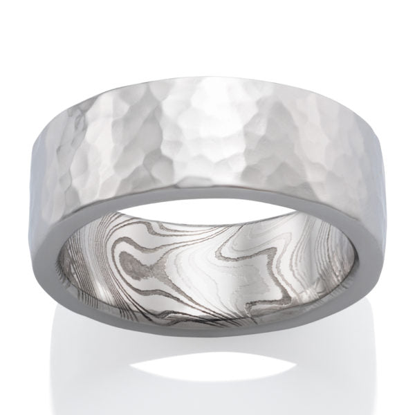 Damascus Stainless Steel Ring